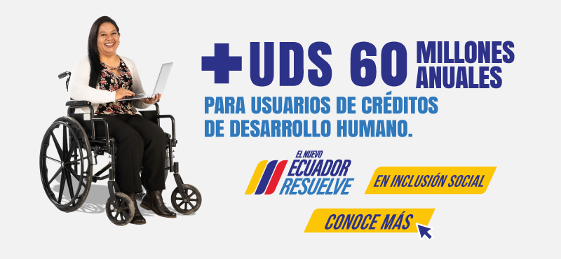 Incrementamos el techo presupuestario del Crédito de Desarrollo Humano, CDH